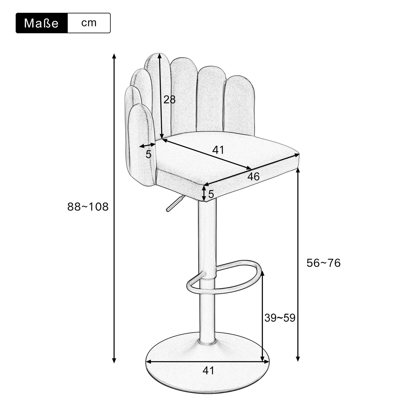 Chaise Haute Cuisine Nordic - Nordac