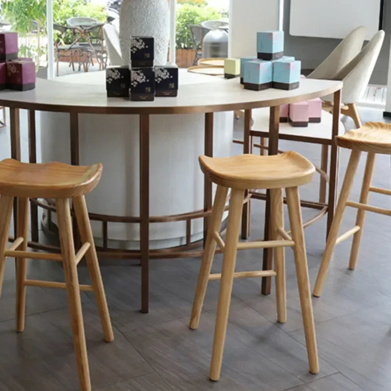 Chaises Hautes en Bois Nordic Bar - Barwood