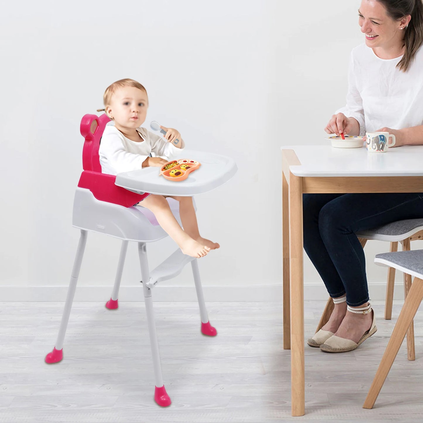 Chaise Haute Bébé Confortable - GoBaby